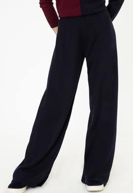 Kadın Lacivert Triko Pantolon - 50252876005