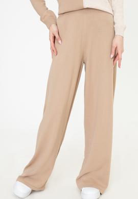 Kadın Kahverengi Triko Pantolon - 50252876012