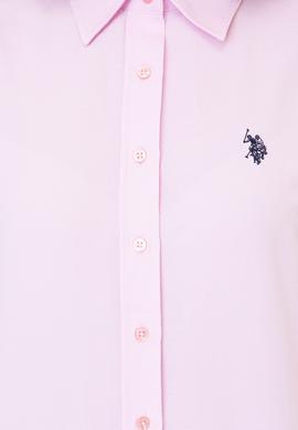 Kadın Pembe Uzun Kollu Basic Gömlek - 50253658103