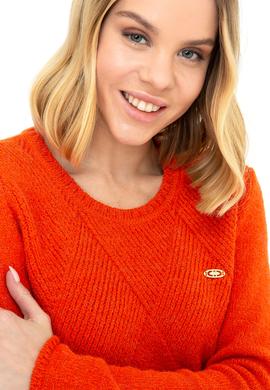 Kadın Turuncu Triko Kazak - 50237642010