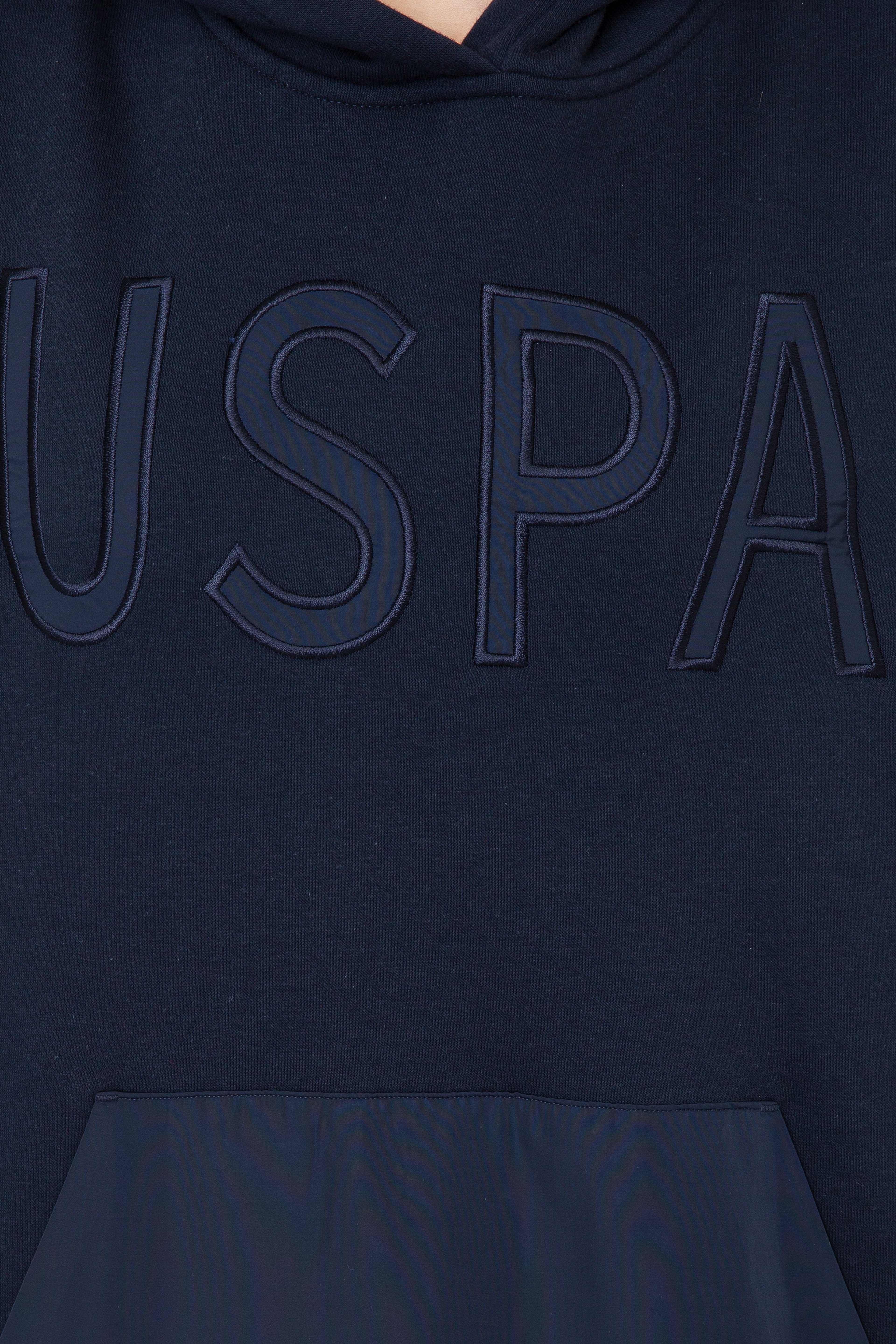 Kadın Lacivert Kapüşonlu Sweatshirt - Image 6