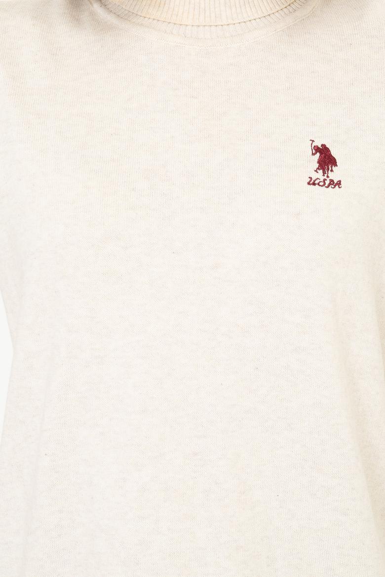 Kadın Krem Melanj Kazak - 50237135023