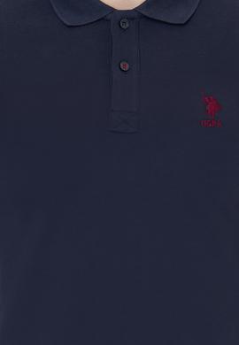 Erkek Lacivert Polo Yaka Sweatshirt Basic - 50212421015