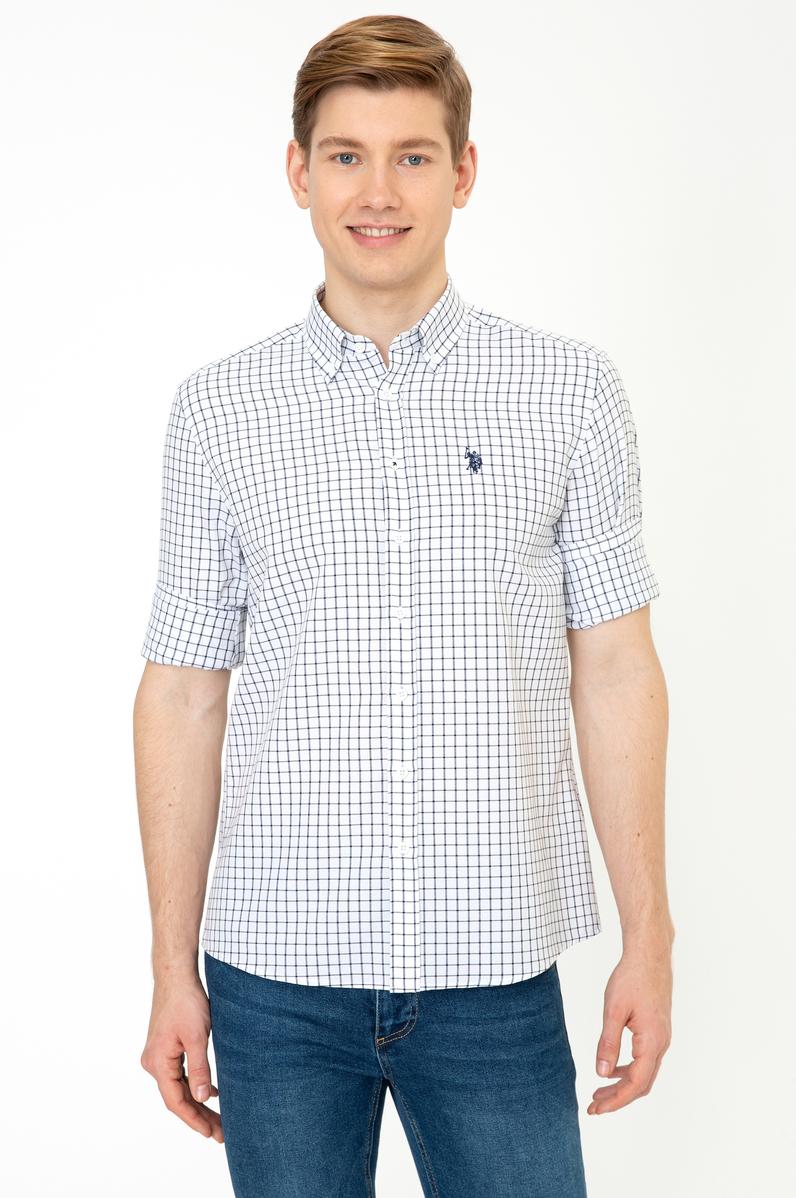 Erkek Beyaz Gömlek Uzunkol