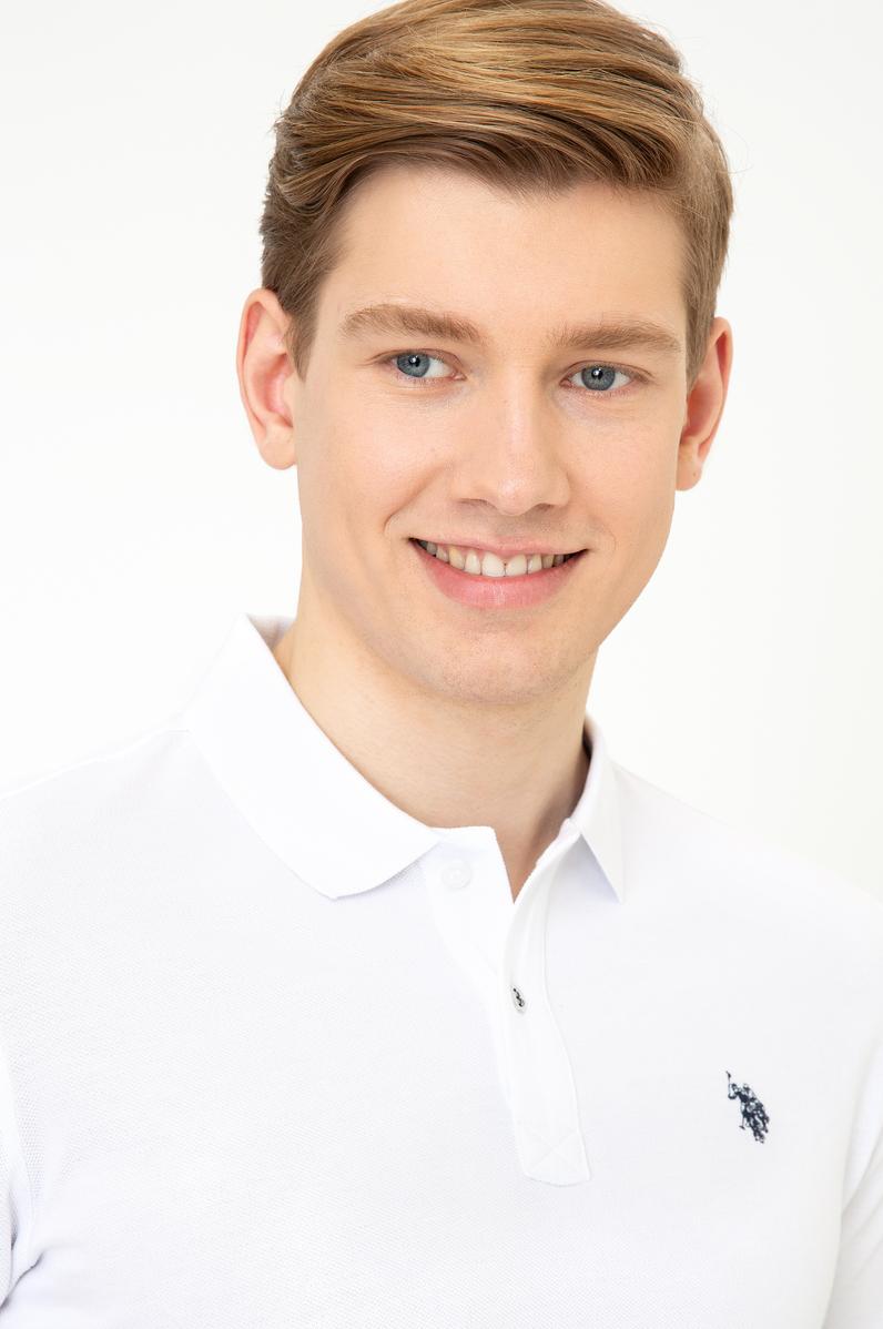 Erkek Beyaz Basic Tişört