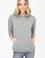 Kadın Gri Melanj Basic Sweatshirt