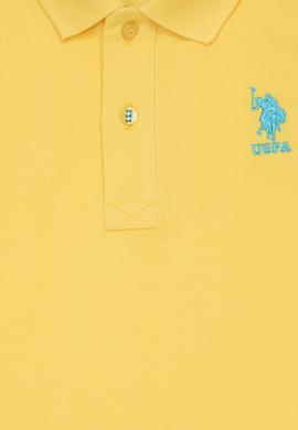 Erkek Çocuk Açık Sarı Basic Polo Yaka Tişört - 50249283022