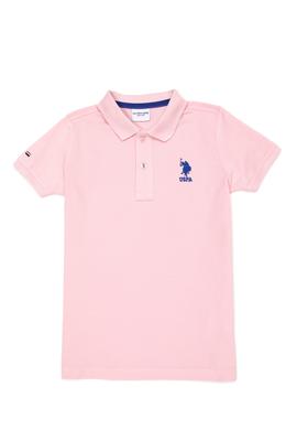 Erkek Çocuk Pudra Polo Yaka Tişört - 50249283271