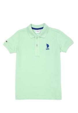 Erkek Çocuk Mint Yeşili Basic Polo Yaka Tişört - 50249283143