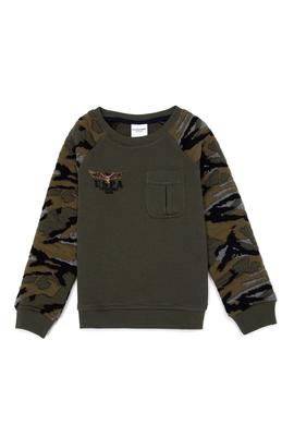 Erkek Çocuk Koyu Haki Sweatshirt - 50236911023