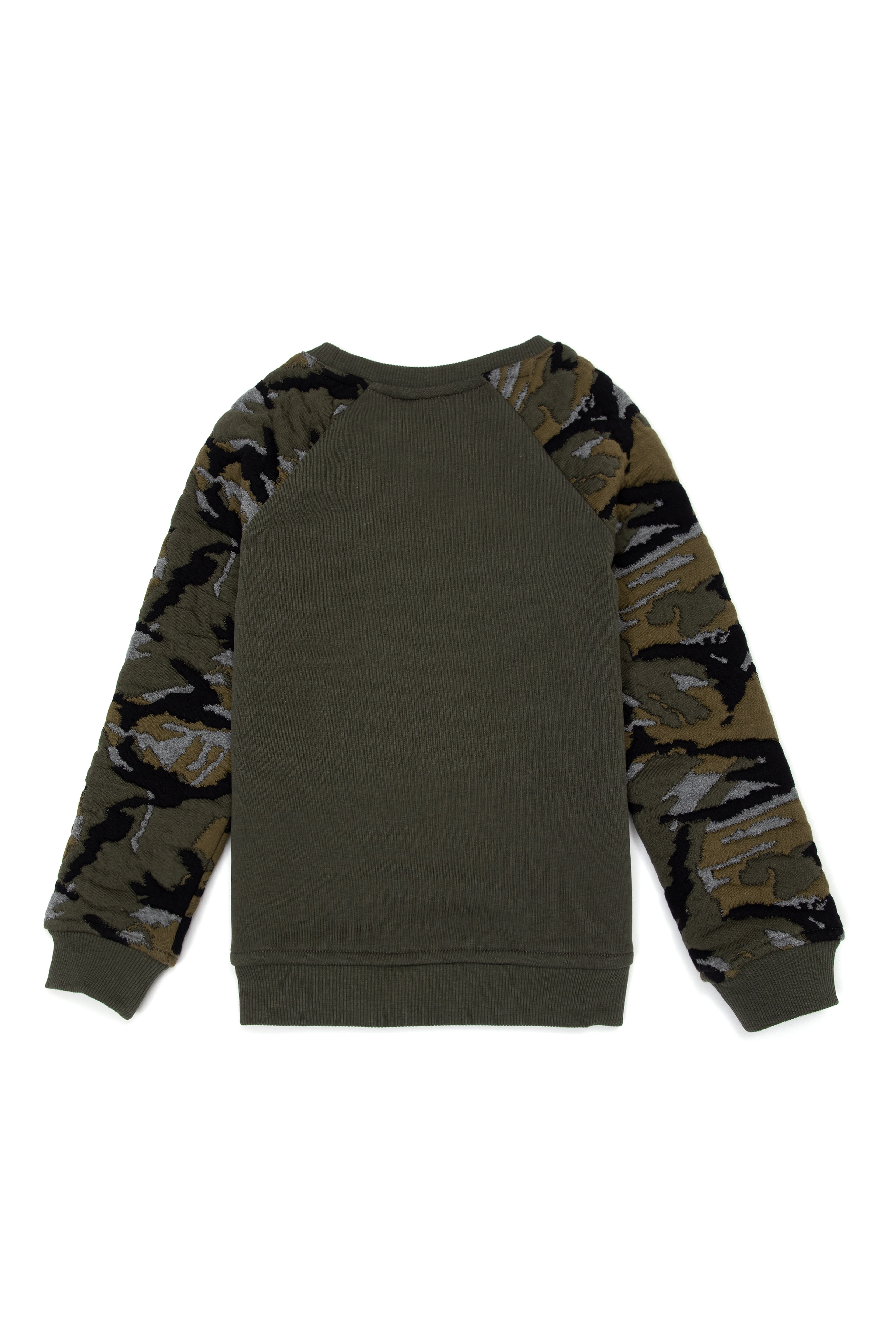 Erkek Çocuk Koyu Haki Sweatshirt - Image 2