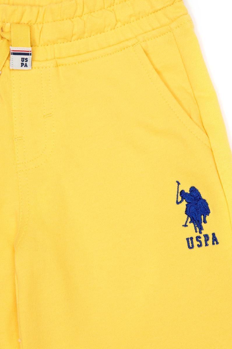 Çocuk Açık Sarı Örme Şort