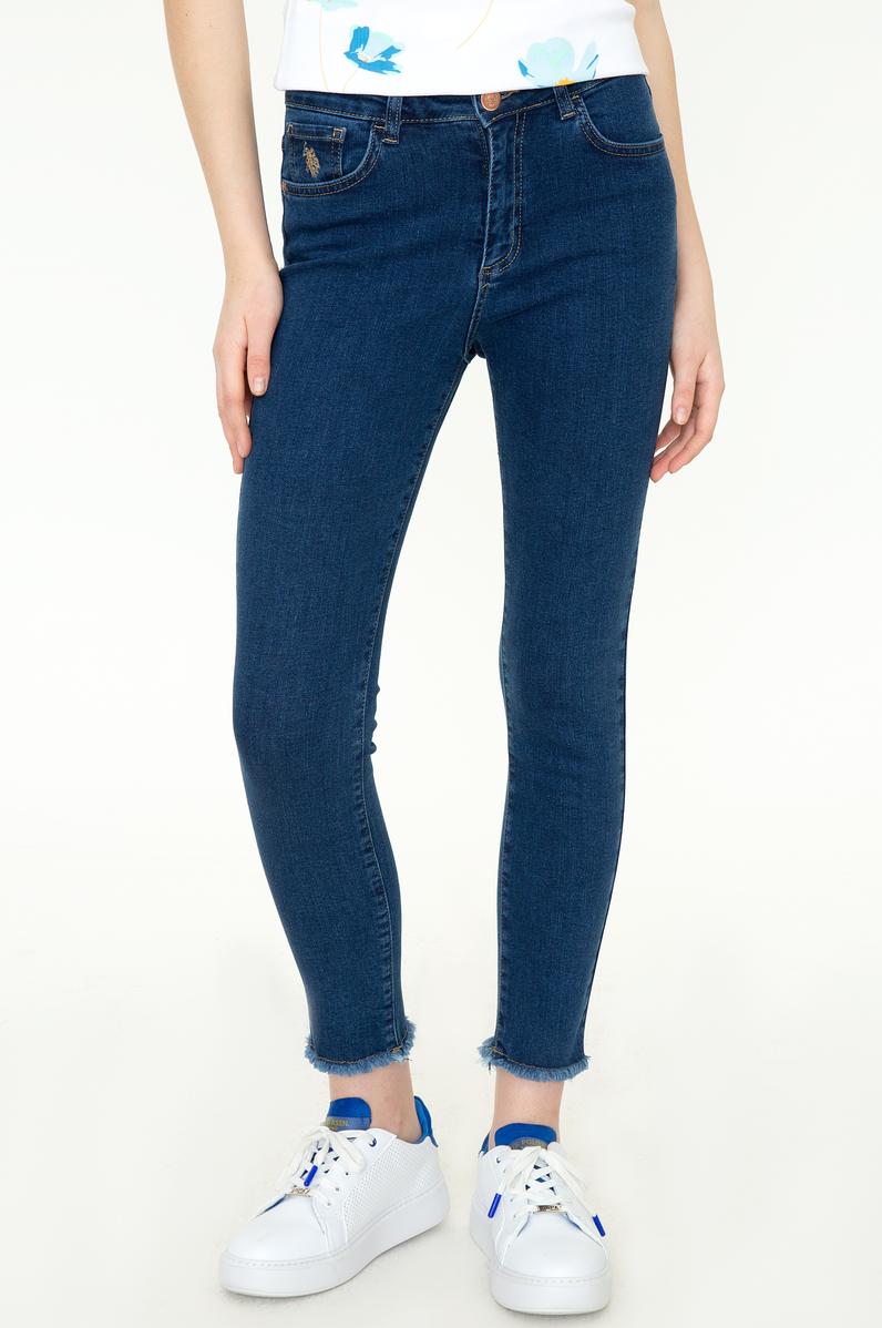 Kadın Mavi Jean Pantolon