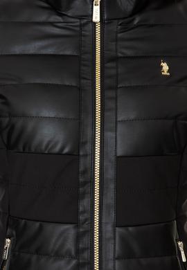 Kadın Siyah Deri Ceket - 50252022006