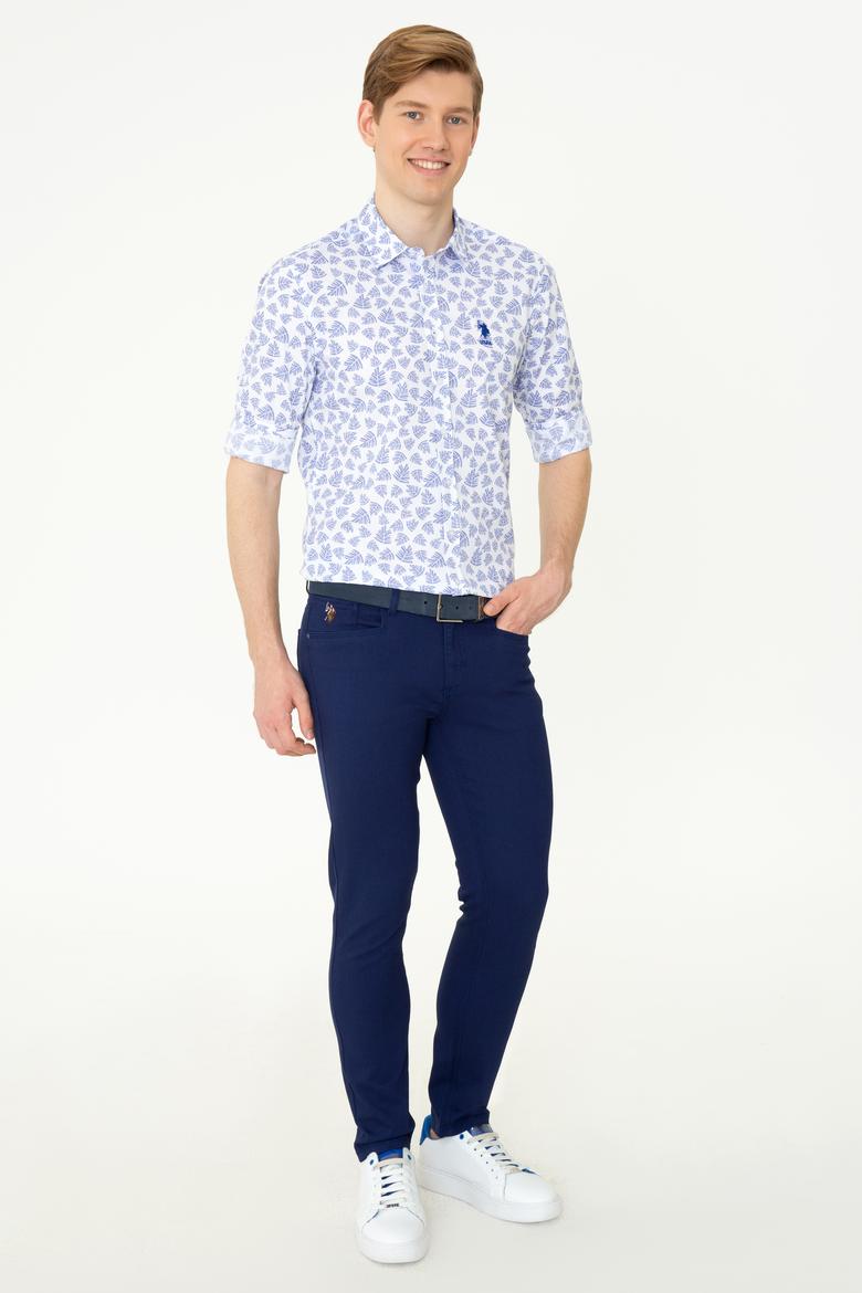 Erkek Lacivert Kanvas Pantolon - 50246109019