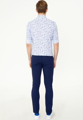 Erkek Lacivert Kanvas Pantolon - 50246109019