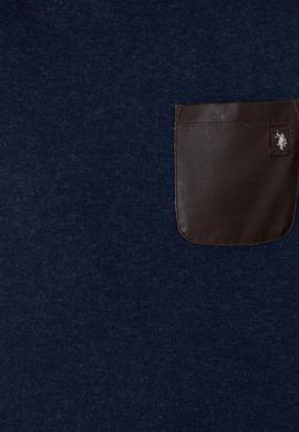 Erkek Lacivert Bisiklet Yaka Sweatshirt - 50241367019