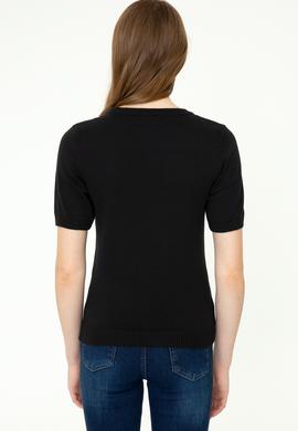 Kadın Siyah Kazak - 50252850014