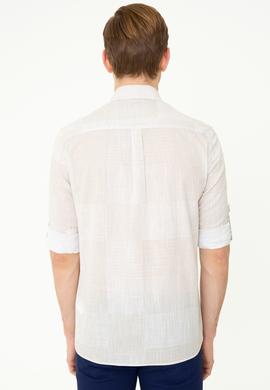 Erkek Haki Kareli Gömlek Uzunkol - 50246847018