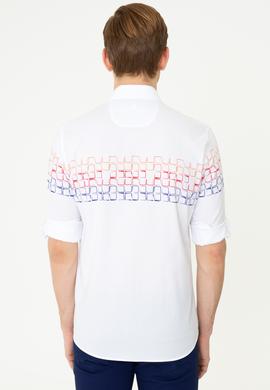 Erkek Kırmızı Uzun Kollu Gömlek - 50247868014