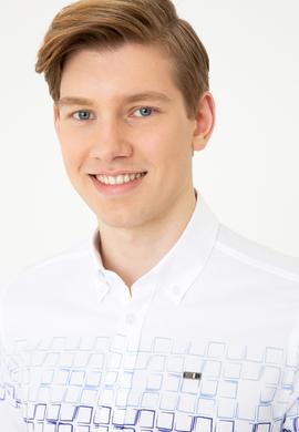 Erkek Mavi Uzun Kollu Gömlek - 50247868002