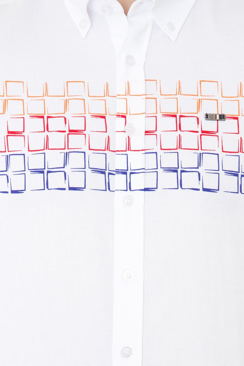 Erkek Kırmızı Uzun Kollu Gömlek - 50247868014