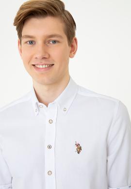 Erkek Beyaz Uzun Kollu Gömlek - 50247893005