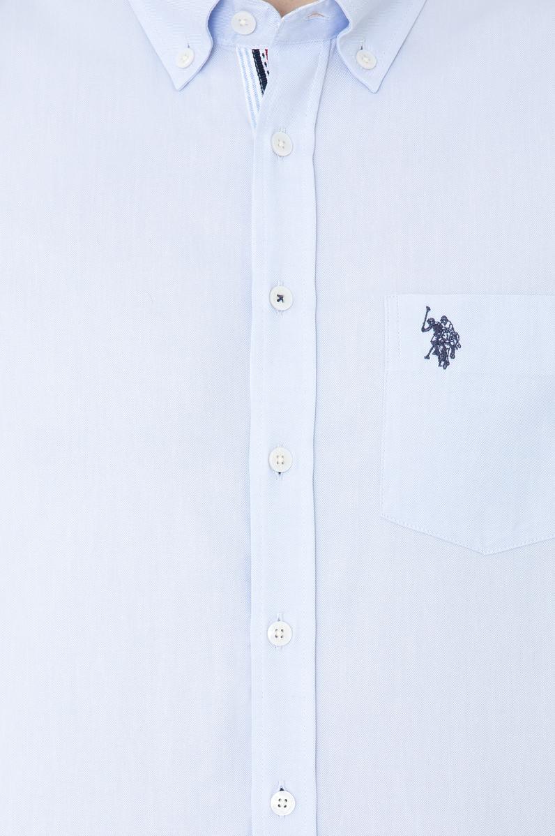 Erkek Açık Mavi Uzun Kollu Gömlek