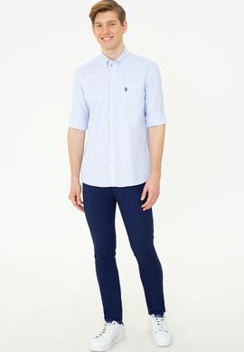 Erkek Açık Mavi Uzun Kollu Gömlek - 50246210026