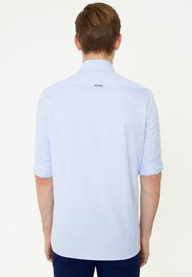 Erkek Açık Mavi Uzun Kollu Gömlek - 50246210026