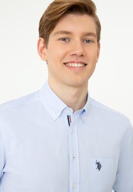 Erkek Açık Mavi Uzun Kollu Gömlek - 50246210026