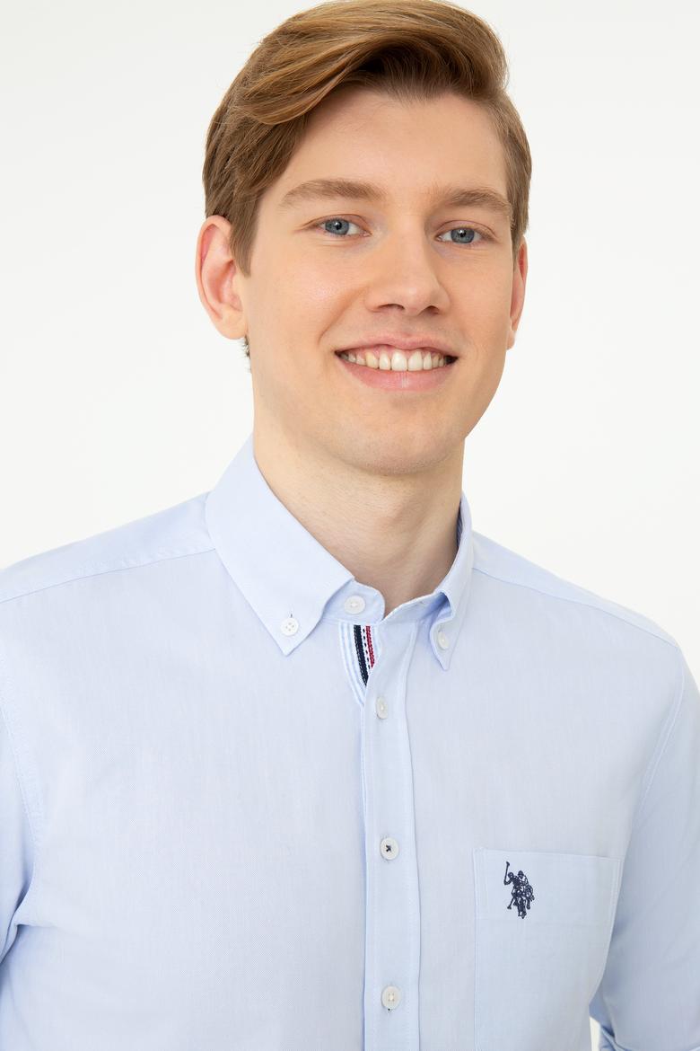 Erkek Açık Mavi Uzun Kollu Gömlek - 50246210026