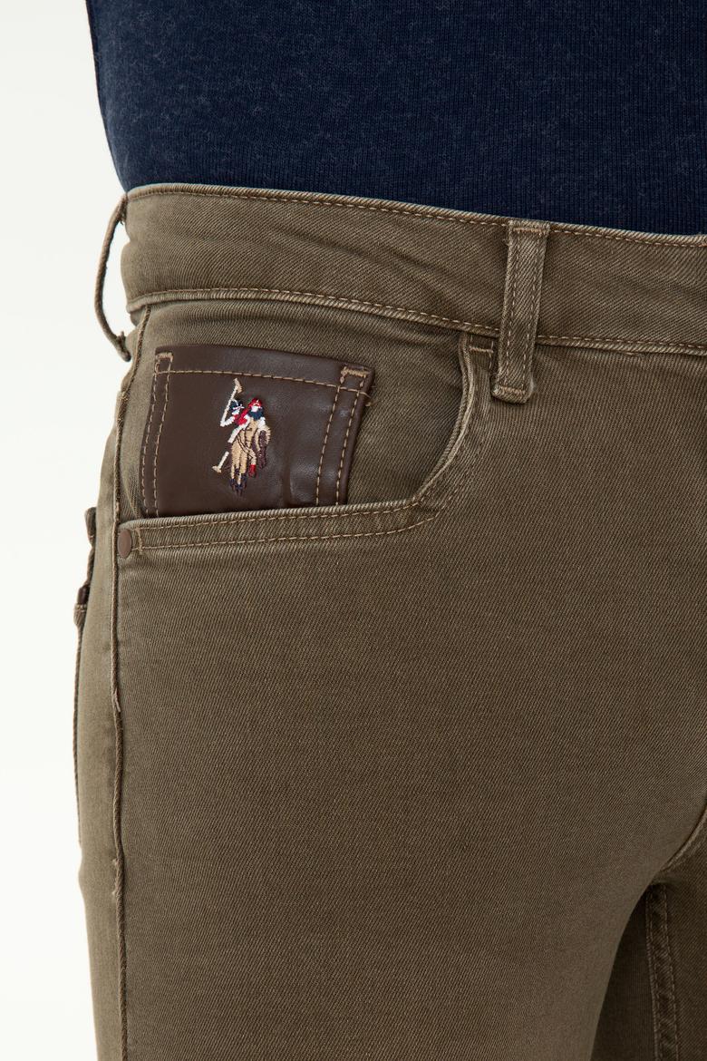 Erkek Kahverengi Denim Pantolon - 50228847024