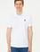 Erkek Beyaz Polo Yaka Basic T-Shirt