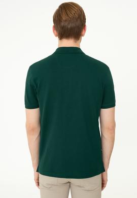 Erkek Koyu Yeşil Basic Tişört - 50248548114