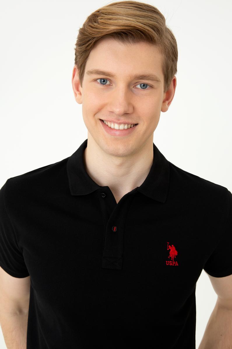 Erkek Siyah Basic Tişört