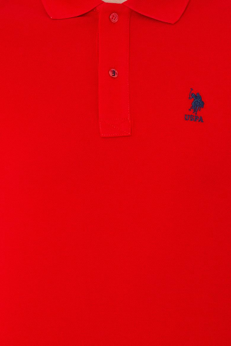 Erkek Kırmızı Basic Polo Yaka Tişört - 50249153410
