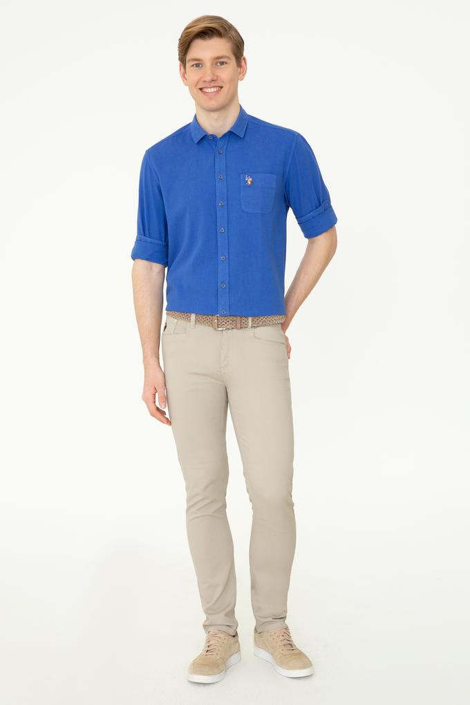 Erkek Haki Kanvas Pantolon