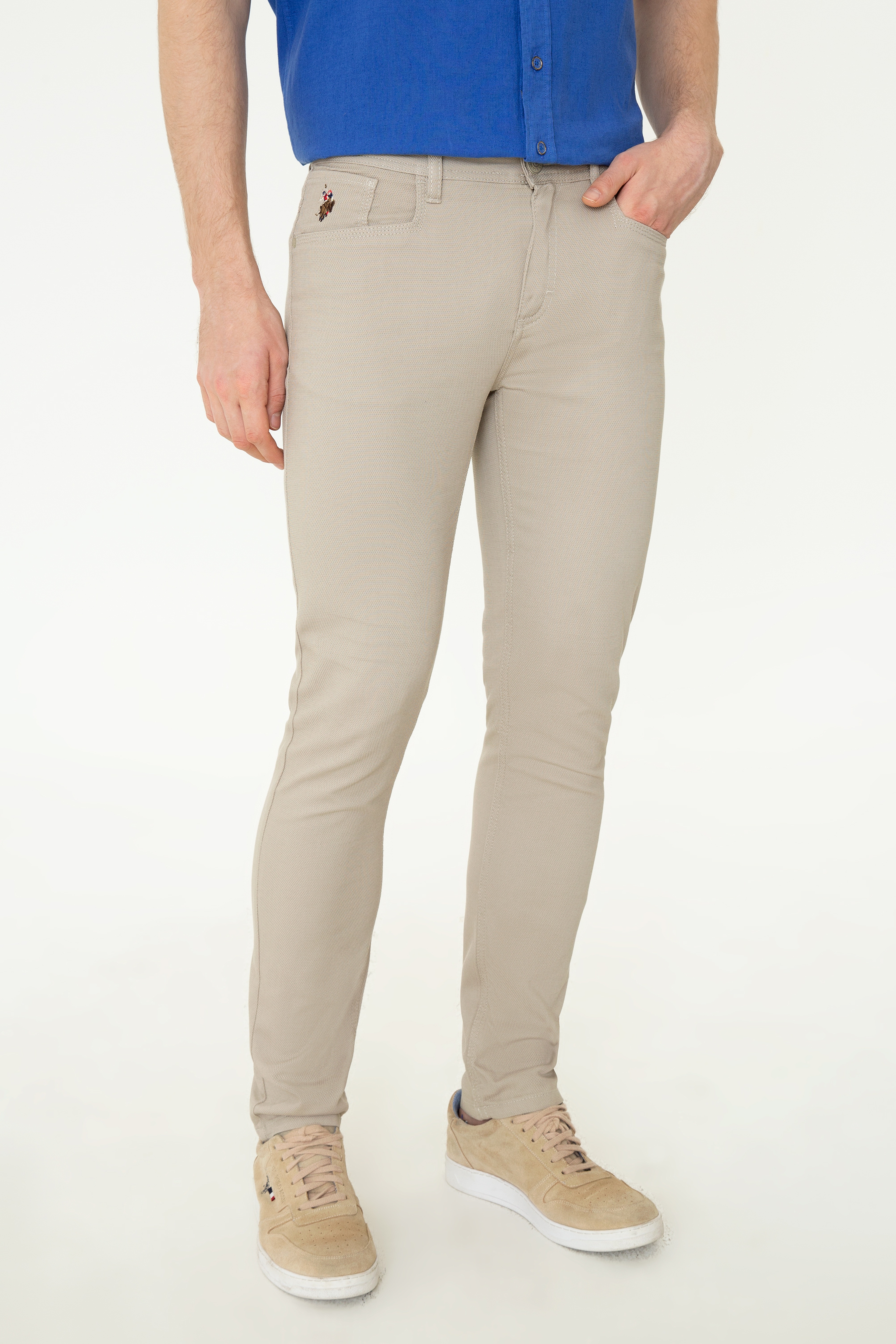 Erkek Haki Kanvas Pantolon - Image 2