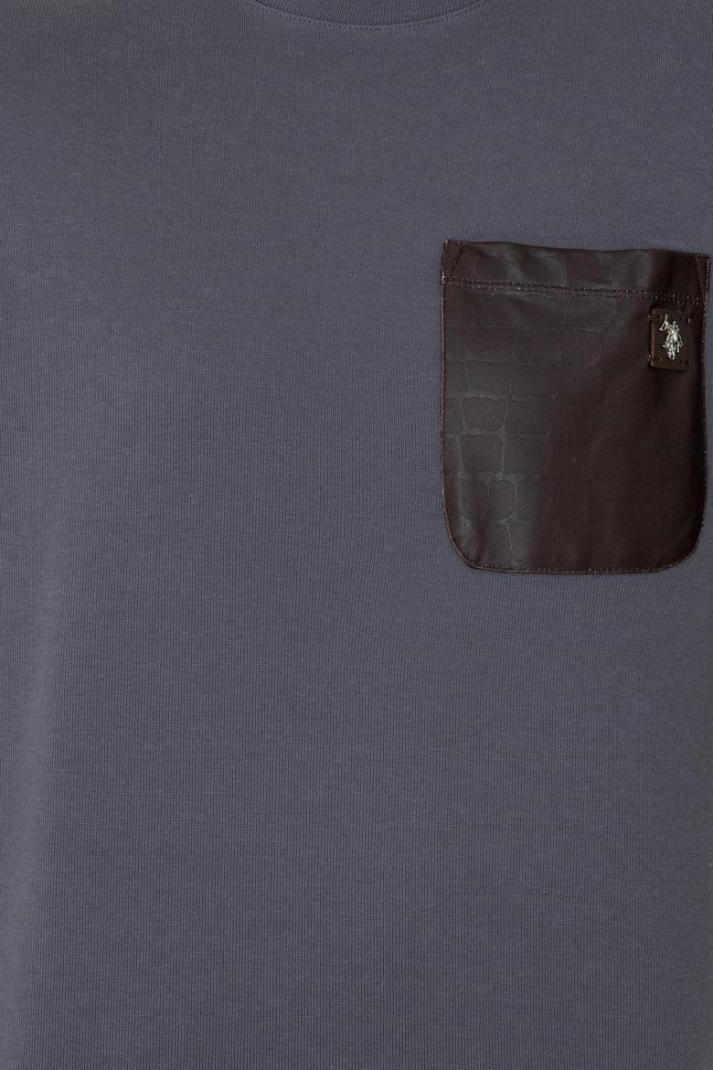 Erkek Antrasit Bisiklet Yaka Sweatshirt - 50241367001