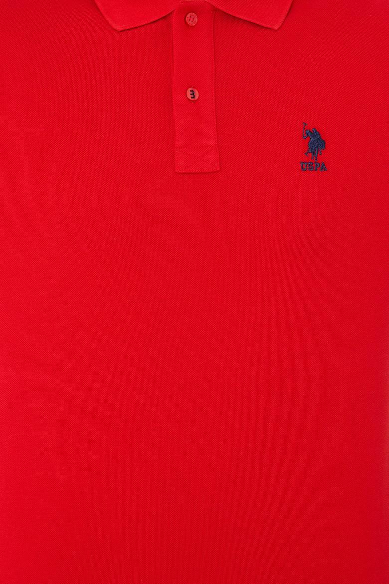 Erkek Kırmızı Basic Polo Yaka Tişört - 50249153340