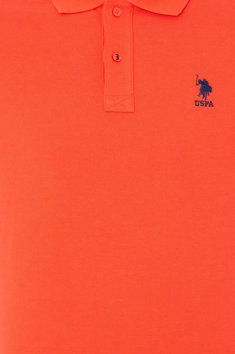 Erkek Açık Kırmızı Polo Yaka T-Shirt Basic