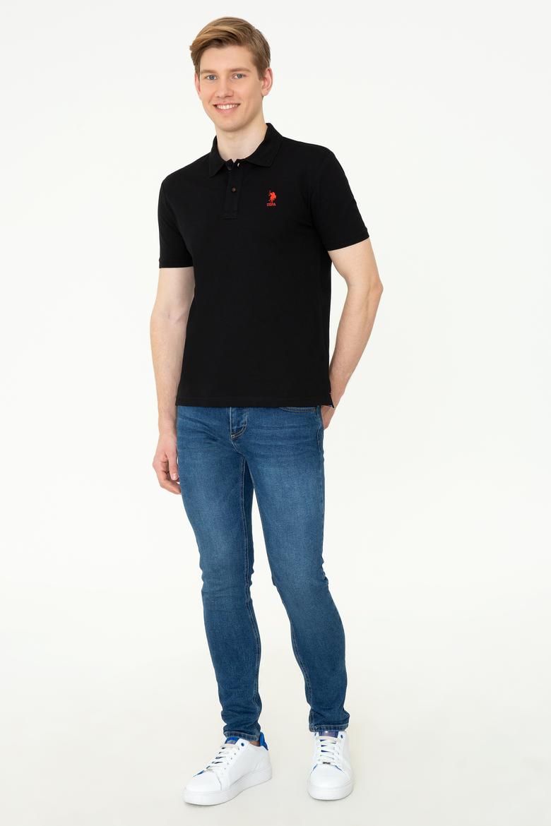 Erkek Siyah Basic Tişört - 50250001066