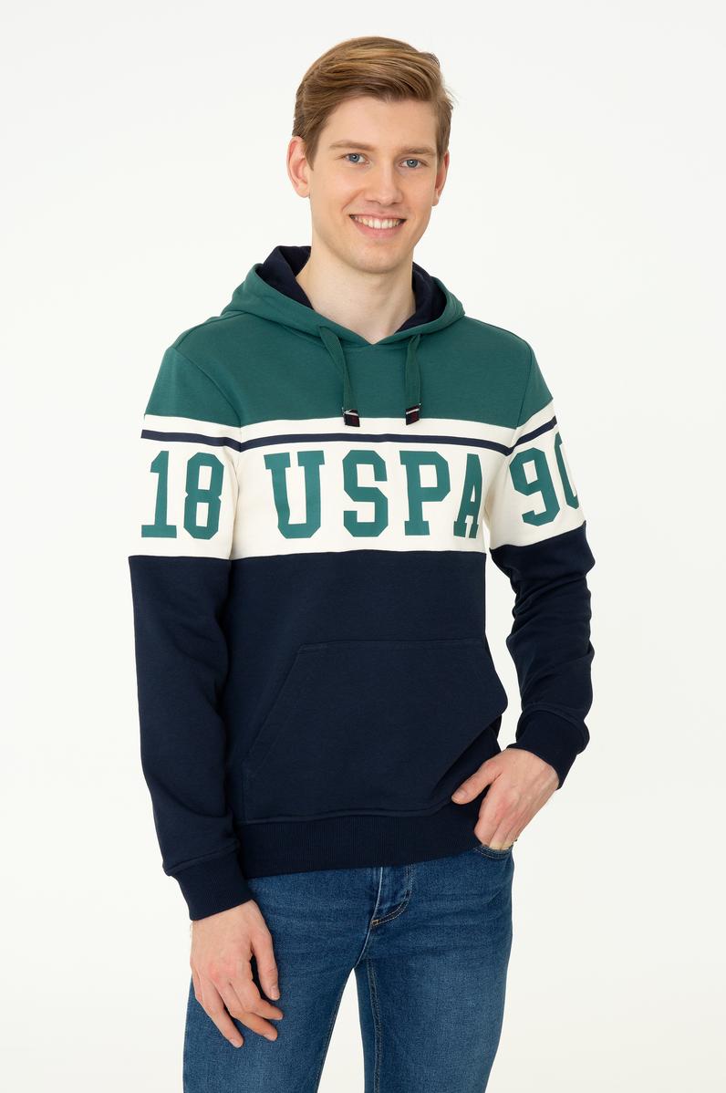 Erkek Koyu Yeşil Sweatshirt