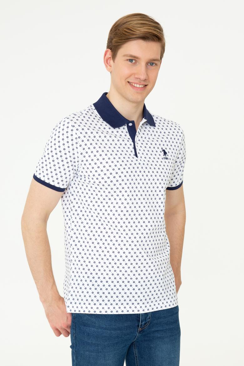 Erkek Beyaz Polo Yaka Tişört - 50248937006