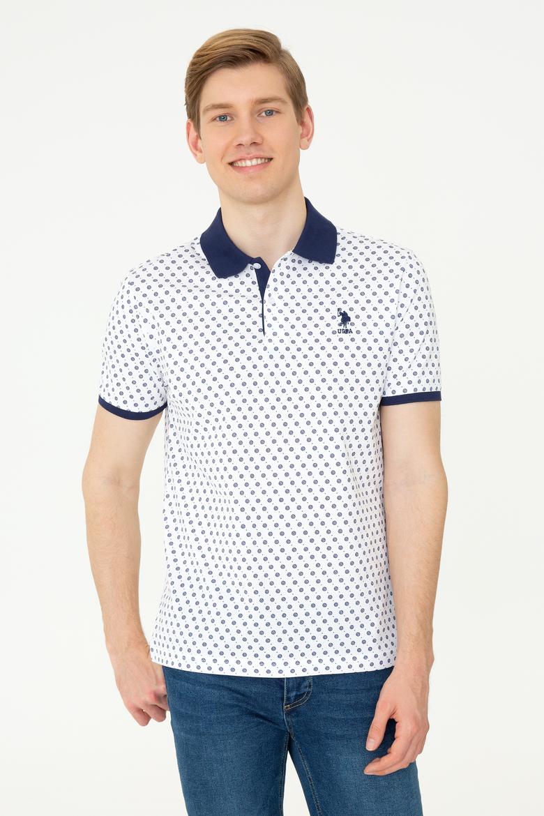 Erkek Beyaz Polo Yaka Tişört - 50248937006