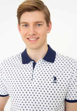 Erkek Beyaz Polo Yaka Tişört - 50248937006