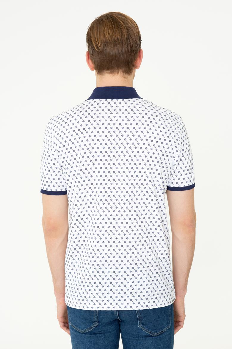 Erkek Beyaz Polo Yaka Tişört - 50248937006