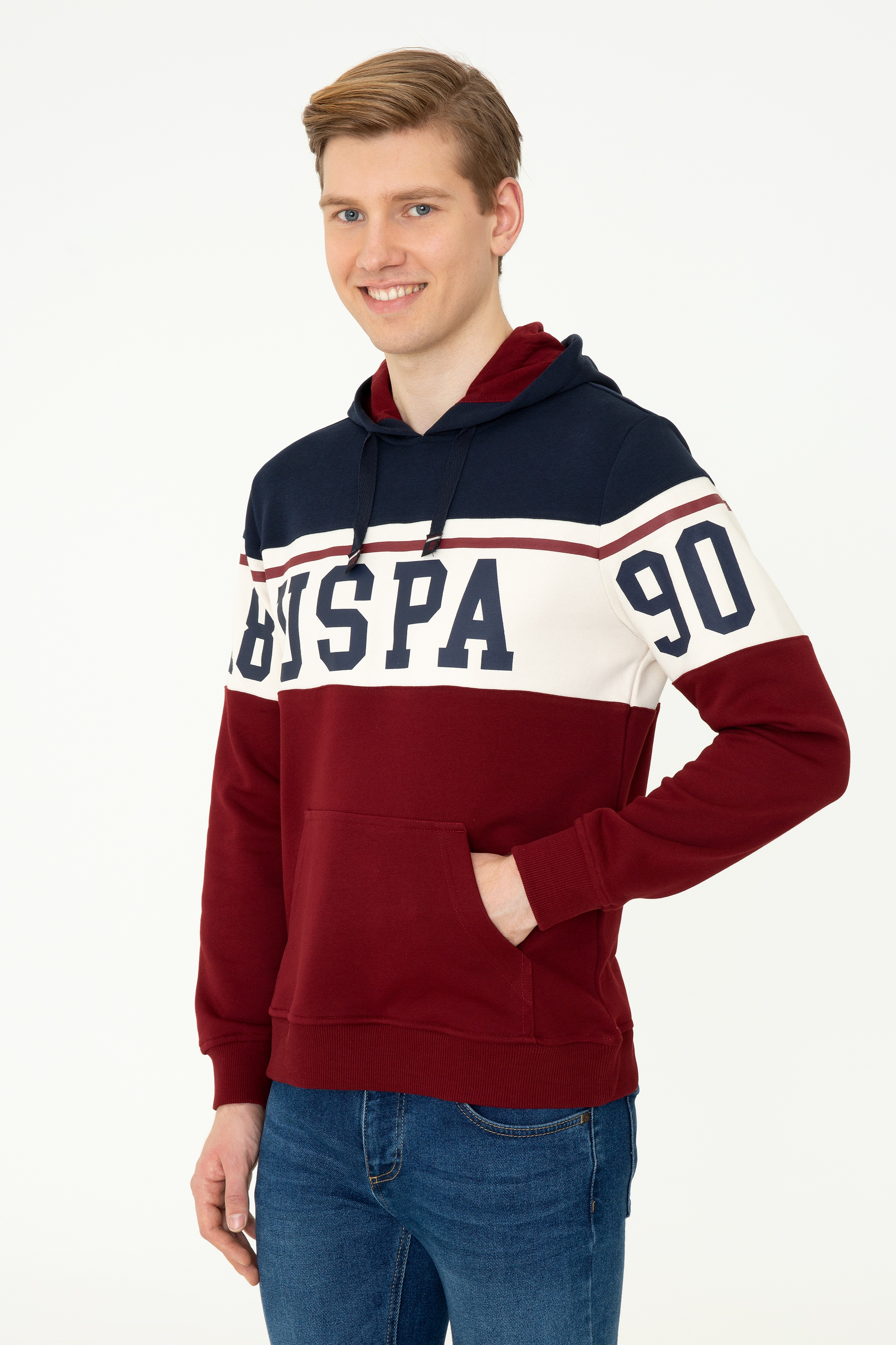 Erkek Lacivert Sweatshirt - Image 3