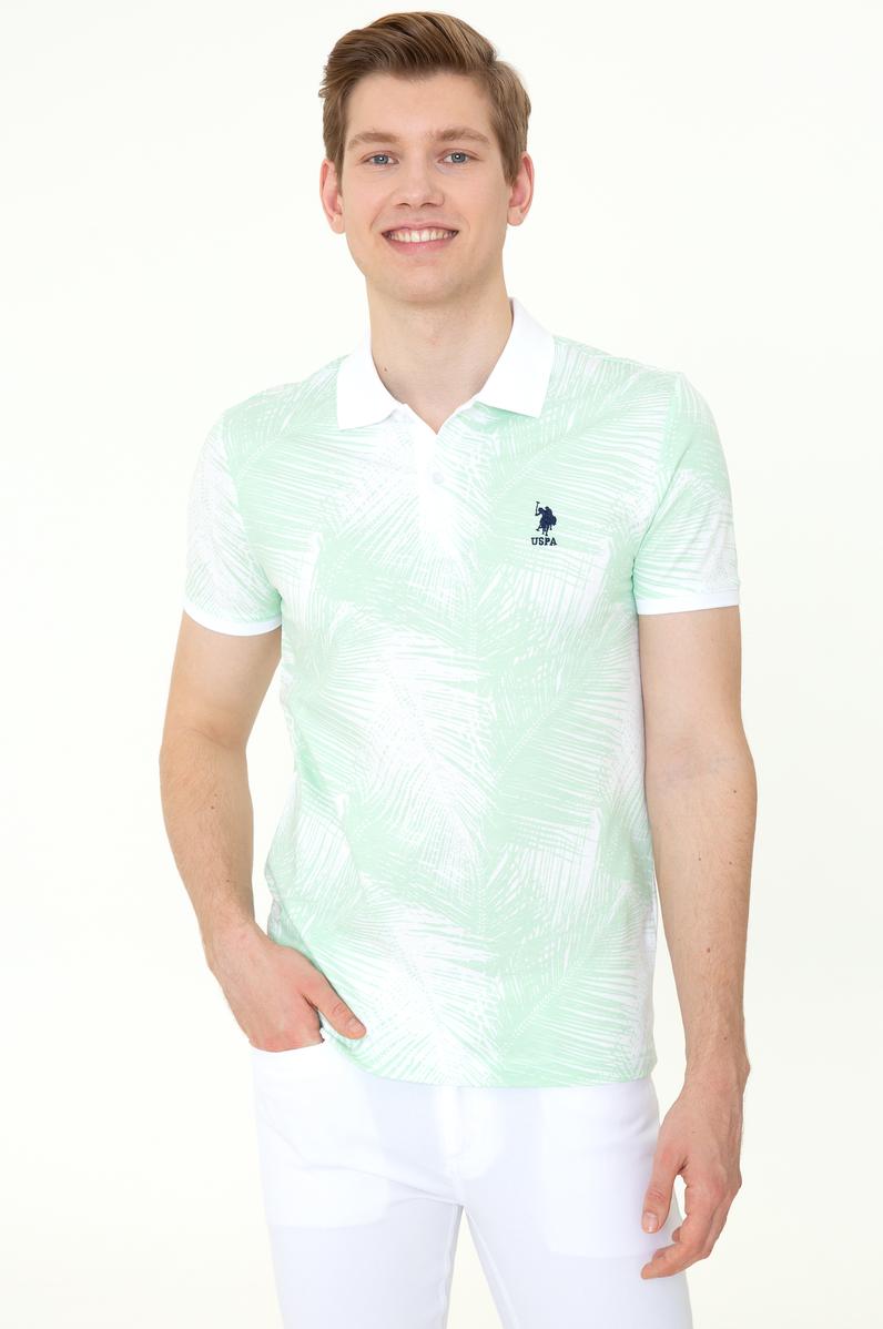 Erkek Mint Polo Yaka Tişört
